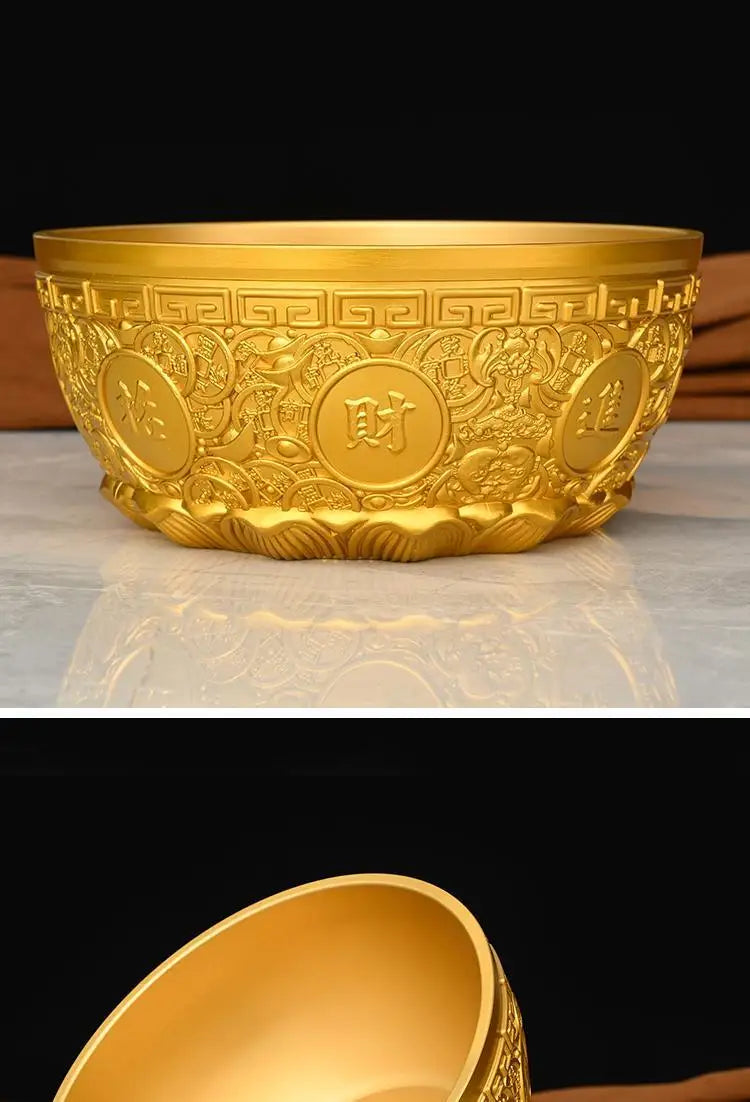 Pure Copper Treasure Bowl Ornament Money Jar Shop Living Room Home Living Room Decoration Gift