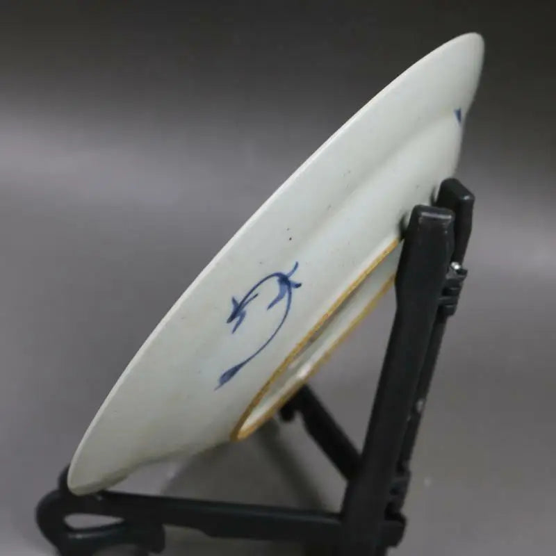 Chinese Old Blue and White Kid Figure Pattern Porcelain Plate