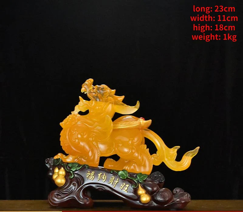 Fortune Brave Ornament Home Living Room Entrance Cabinet TV Cabinet Wine Cooler Desk Decorations Business Gifts