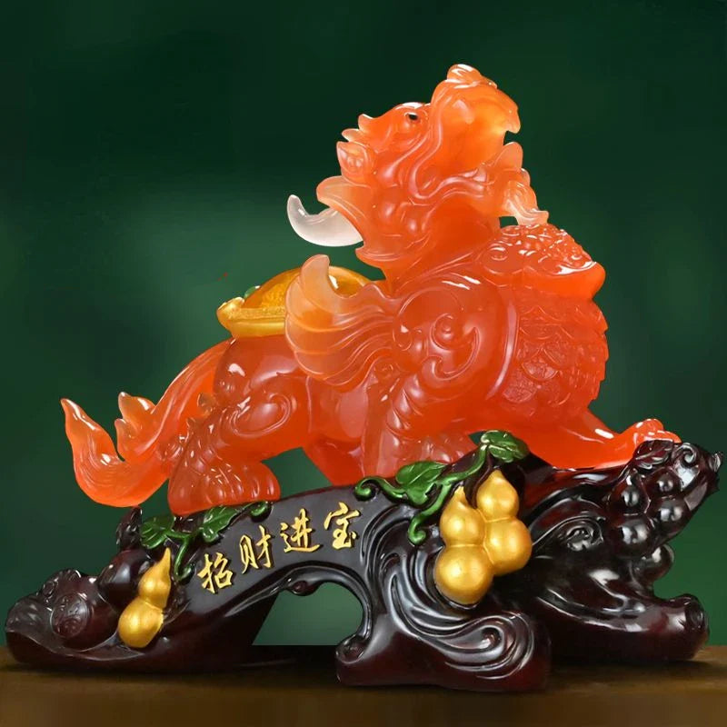 Fortune Brave Ornament Home Living Room Entrance Cabinet TV Cabinet Wine Cooler Desk Decorations Business Gifts