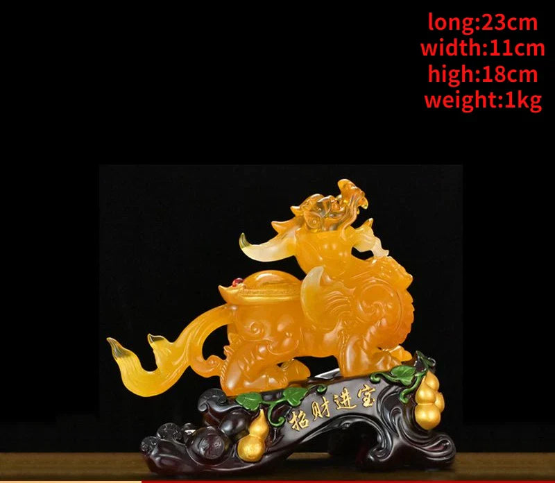 Fortune Brave Ornament Home Living Room Entrance Cabinet TV Cabinet Wine Cooler Desk Decorations Business Gifts