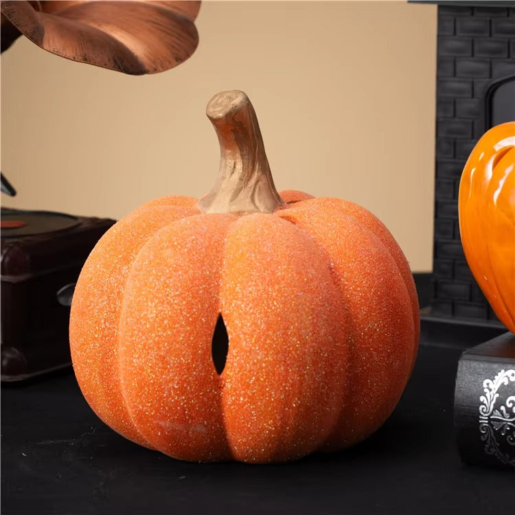 Nordic Home Decor Item Halloween Home Decoration Pieces Ceramic Pumpkin Ornament Decoration