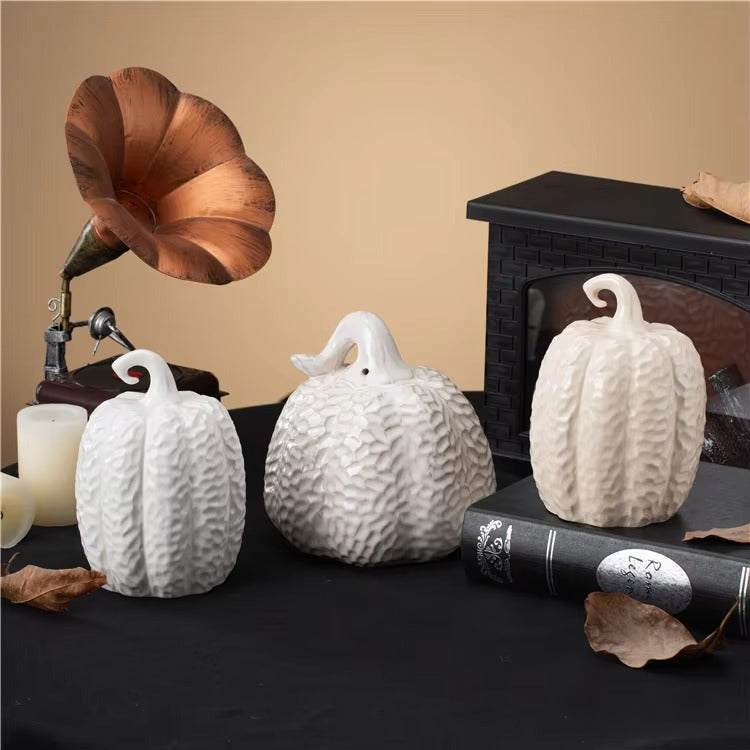 Nordic Home Decor Item Halloween Home Decoration Pieces Ceramic Pumpkin Ornament Decoration