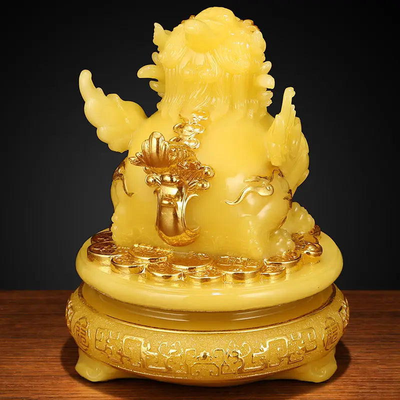 Inviting Wealth Brave Ornament Rotating Golden Toad Treasure Bowl Housewarming Business Gifts Living Room Wine Cooler Decor