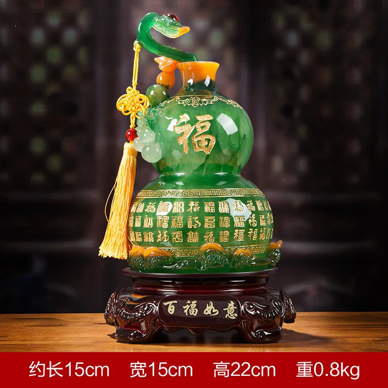 Ruyi Gourd Decoration Lucky Town House Home Living Room Tv Cabinet Wine Cabinet Decor  Housewarming Gifts Ornaments