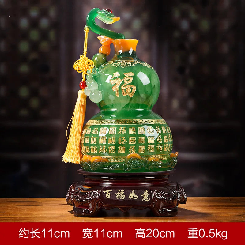 Ruyi Gourd Decoration Lucky Town House Home Living Room Tv Cabinet Wine Cabinet Decor  Housewarming Gifts Ornaments