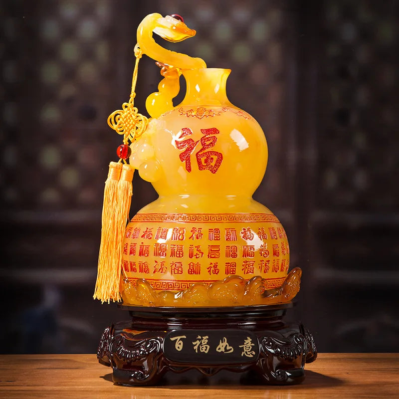 Ruyi Gourd Decoration Lucky Town House Home Living Room Tv Cabinet Wine Cabinet Decor  Housewarming Gifts Ornaments