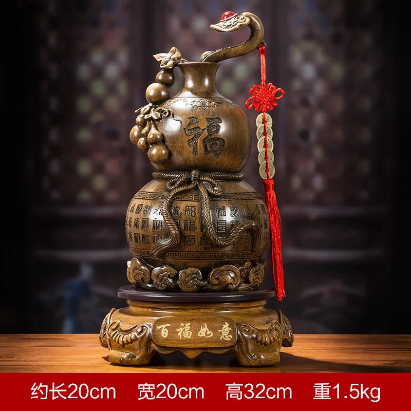 Ruyi Gourd Decoration Lucky Town House Home Living Room Tv Cabinet Wine Cabinet Decor  Housewarming Gifts Ornaments